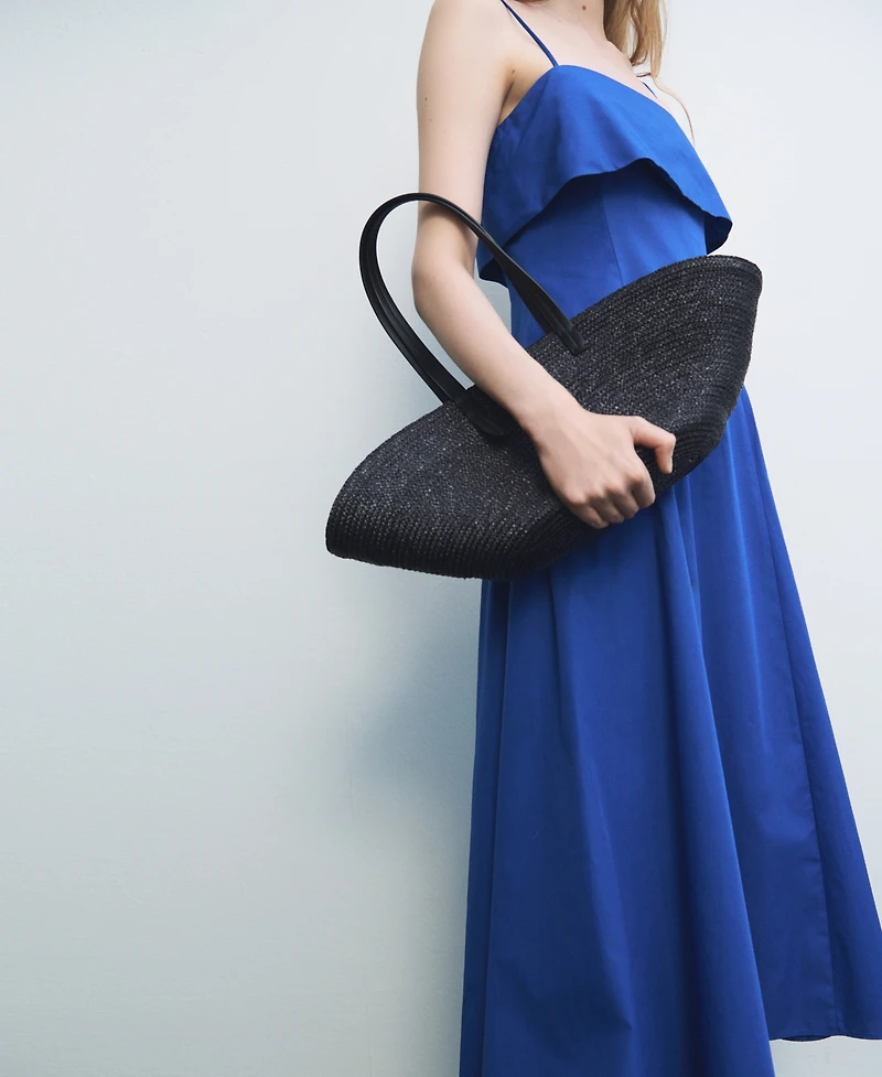 Mango Women's Flared Cotton Dress