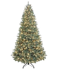 Puleo 7.5 ft. Pre-Lit Hampton Spruce Artificial Christmas Tree