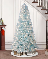 Puleo 7.5 ft. Pre-Lit Stratford Pine Artificial Christmas Tree