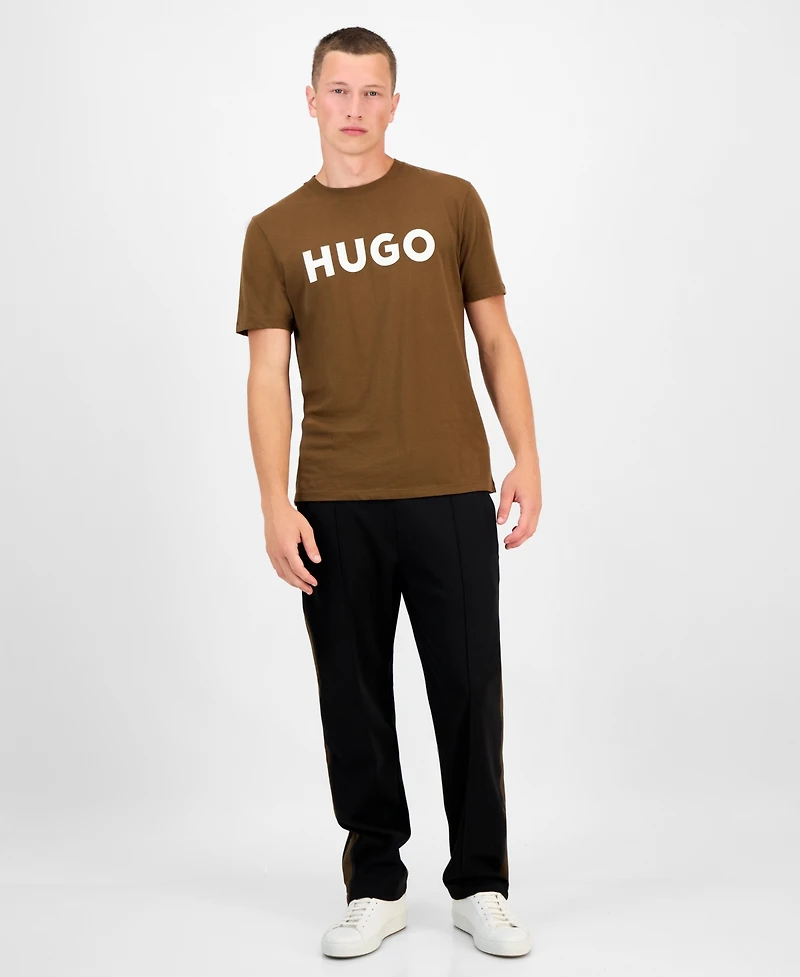 Hugo Boss Men's Dulivio Short Sleeve Crewneck Graphic T-Shirt