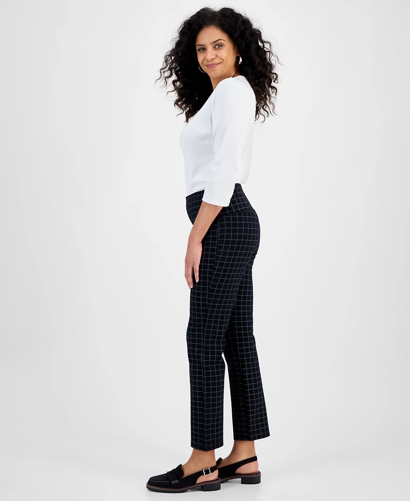 Style & Co Women's Straight-Leg Ponte-Knit Pants, Created for Macy's