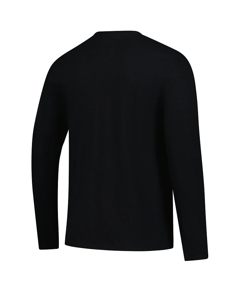 Fanatics Men's Black Chicago Blackhawks Authentic Pro Primary Logo Long Sleeve T-Shirt