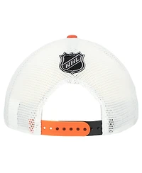 Fanatics Men's Black/White Philadelphia Flyers Adjustable Meshback Hat