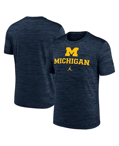 Jordan Men's Navy Michigan Wolverines Primetime Velocity T-Shirt