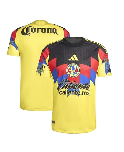 Adidas Men's Yellow Club America 2025/26 Home Authentic Jersey