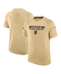Fanatics Men's Gold Vegas Golden Knights Authentic Pro Rink Tech T-Shirt