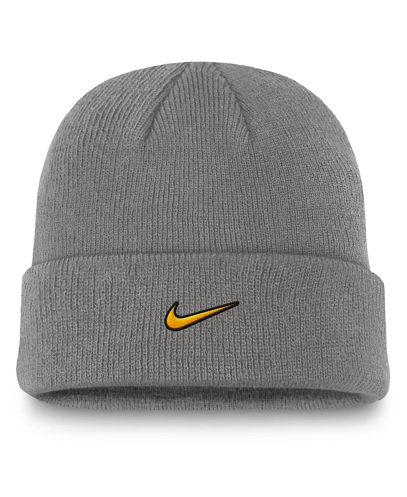 Nike Men's Pewter Iowa Hawkeyes Standard Terra Cuffed Knit Hat