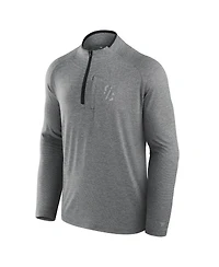 Fanatics Men's Black Usc Trojans Mock Neck Half-Zip Pullover Jacket