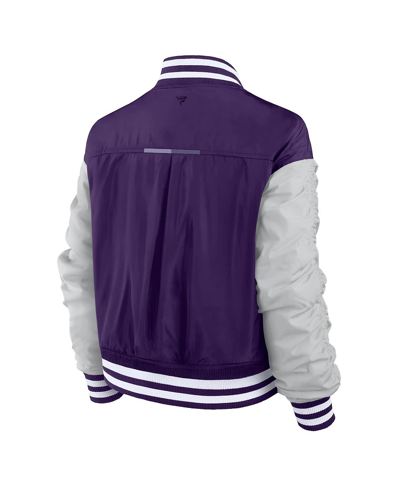 Fanatics Women's Purple Minnesota Vikings Elements Wave Full-Snap Jacket