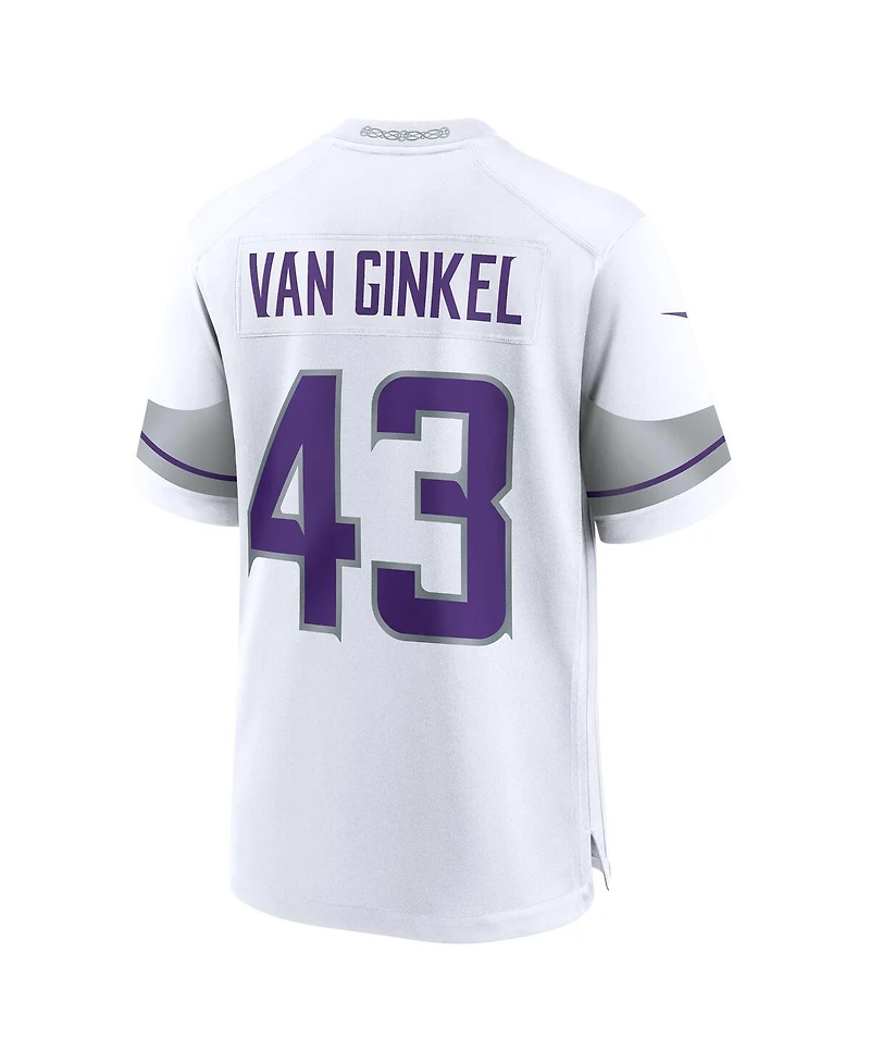 Nike Men's Andrew Van Ginkel White Minnesota Vikings Alternate Game Jersey