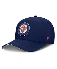Fanatics Men's Navy Winnipeg Jets 2025 Nhl Draft Authentic Pro On-Stage Podium A-Frame Adjustable Hat