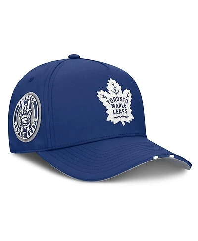 Fanatics Men's Blue Toronto Maple Leaf's 2025 Nhl Draft Authentic Pro On-Stage Podium A-Frame Adjustable Hat