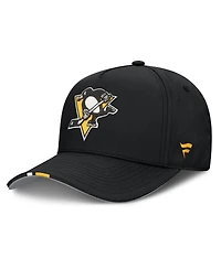 Fanatics Men's Black Pittsburgh Penguins 2025 Nhl Draft Authentic Pro On-Stage Podium A-Frame Adjustable Hat
