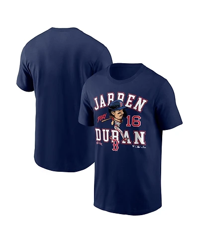 Fanatics Men's Jarren Duran Navy Boston Red Sox Hometown Caricature T-Shirt