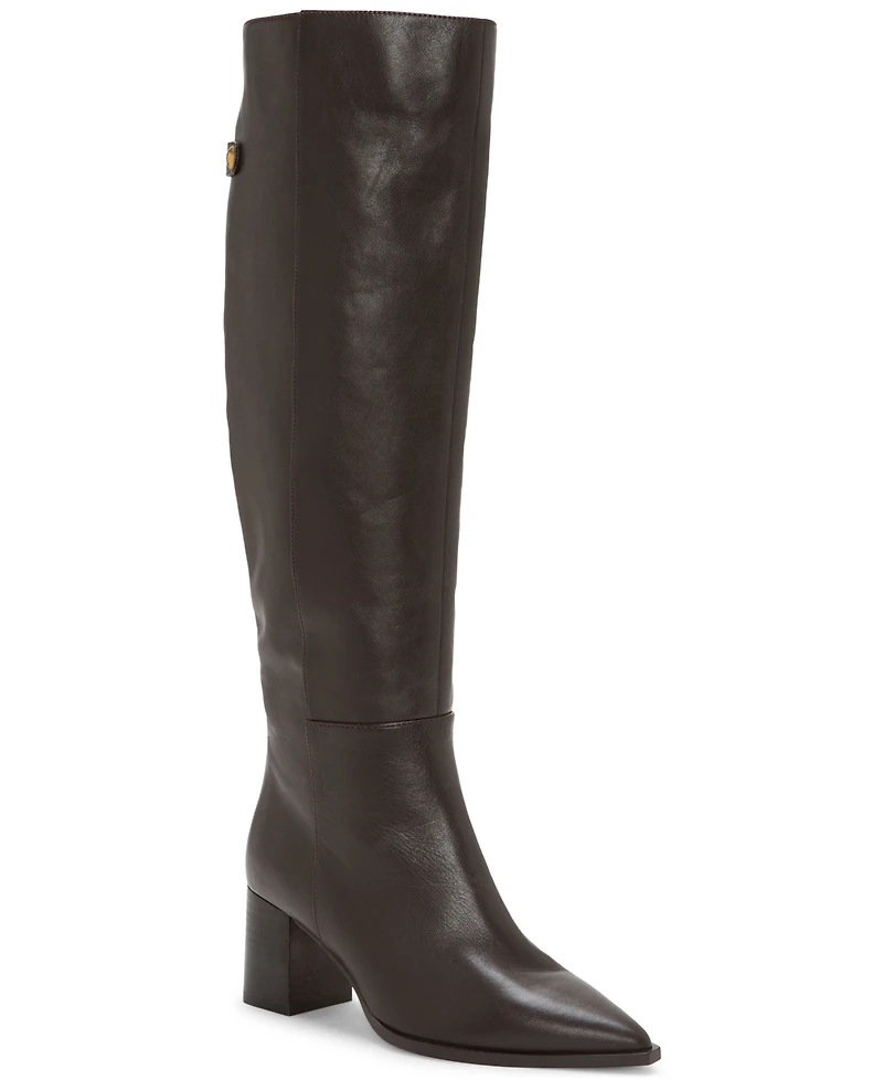 Vince Camuto Women's Lilibet Block Heel Knee-High Boots