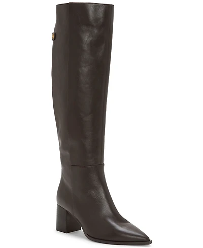 Vince Camuto Women's Lilibet Block Heel Knee-High Boots