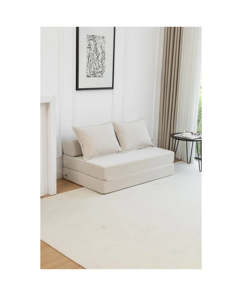 Streamdale Furniture Foldable Sofa Bed Sleeper Chair Twin