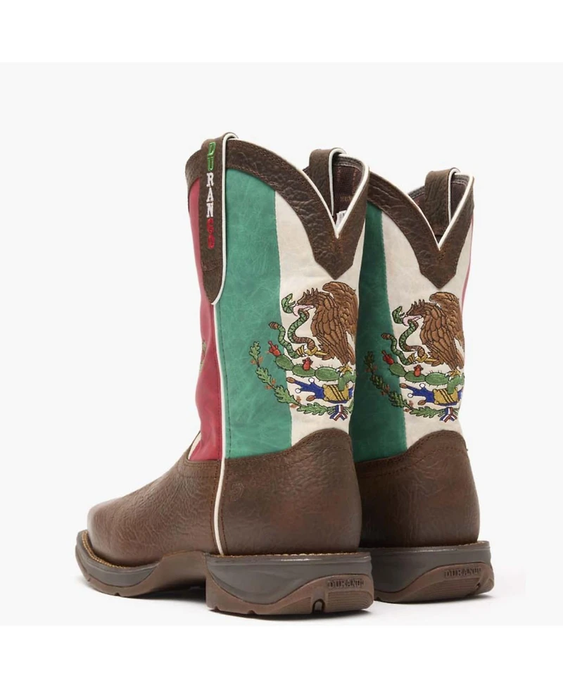 Durango Men's Rebel by Steel Toe Mexico Flag Western Boot