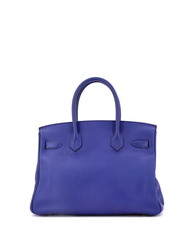 Pre-Owned Hermes Birkin Handbag Swift with Palladium Hardware