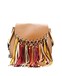 Pre-Owned Chloe Small Multicolor Fringe Hudson Bag Leather