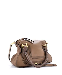 Pre-Owned Chloe Small Marcie Satchel Leather