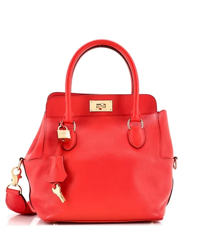 Pre-Owned Hermes 20 Toolbox Bag Evercolor