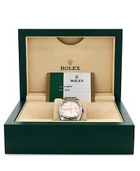 Pre-Owned Rolex Oyster Perpetual Datejust Automatic Watch in Stainless Steel and White Gold 36mm