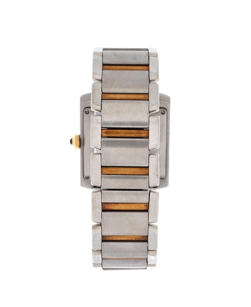 Pre-Owned Cartier Tank Francaise Automatic Watch in Stainless Steel and Gold 28mm