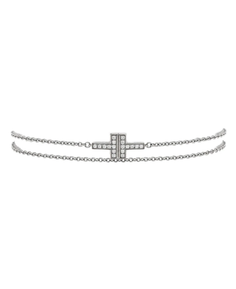 Pre-Owned Tiffany & Co. T Double Chain Bracelet