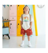 Sweet Wink Little and Big Boys Ready to Crush Kindergarten Short Sleeve T-Shirt