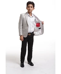 Elie Balleh Toddler Gold Slim Fit Classic Blazer