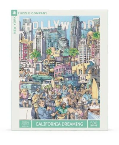 New York Puzzle Company California Dreaming 500 Piece Puzzle