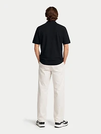 Gobi Cashmere Men's Cotton Silk Blend Polo T-Shirt