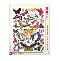 New York Puzzle Company Butterflies Papillons 1000 Piece Puzzle