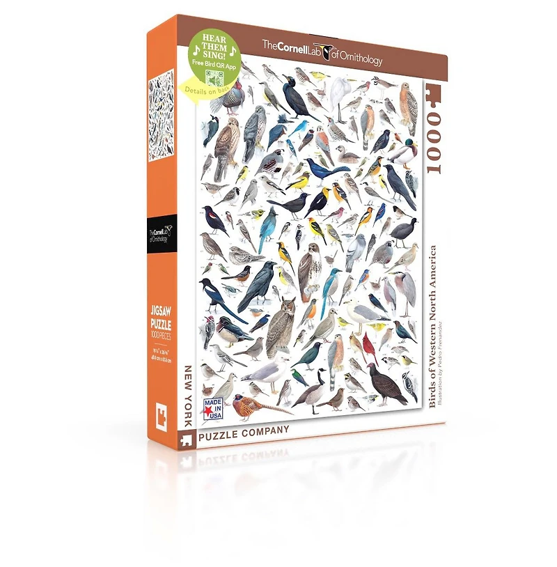 New York Puzzle Company Birds of Western North America 1000 Piece Puzzle