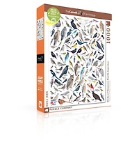 New York Puzzle Company Birds of Western North America 1000 Piece Puzzle