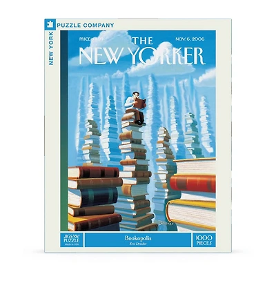 New York Puzzle Company Bookopolis 1000 Piece Puzzle