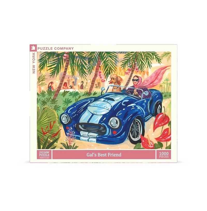 New York Puzzle Company Gal's Best Friend 1000 Piece Puzzle