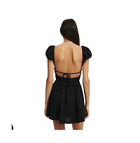 Cotton On Women's Charlie Open Back Mini Sundress