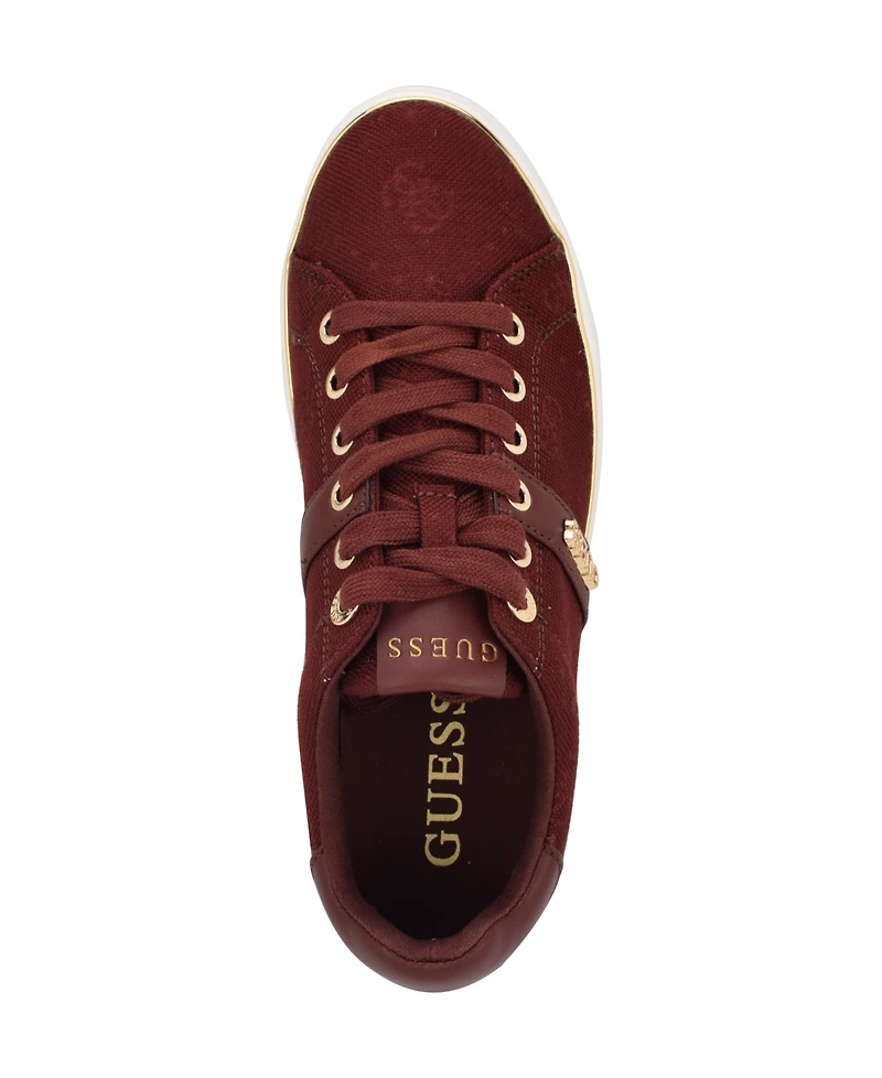 Guess Women's Britz Low Profile Lace-Up Sneakers