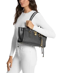 Michael Michael Kors Hamilton Medium Leather East West Shoulder Tote