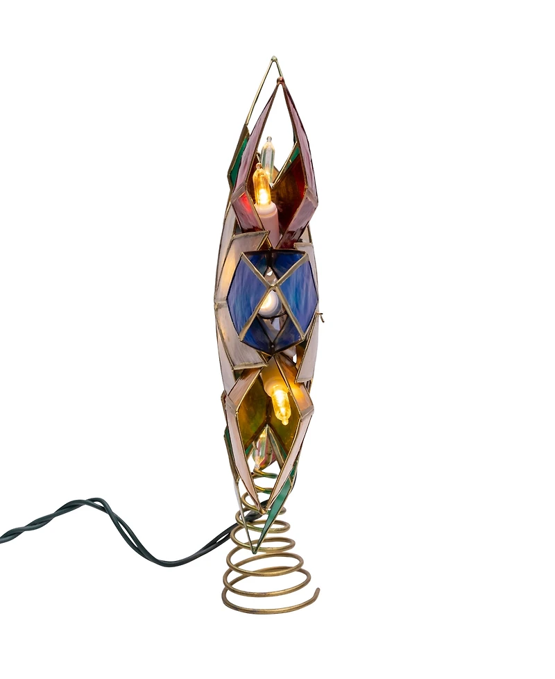 Kurt Adler 10-Light Capiz Star Treetop