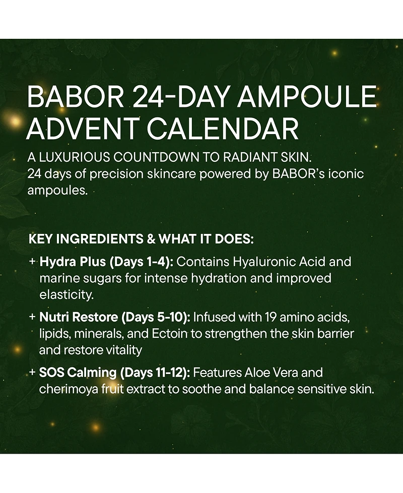 Babor 24-Pc. Advent Calendar Ampoule Set