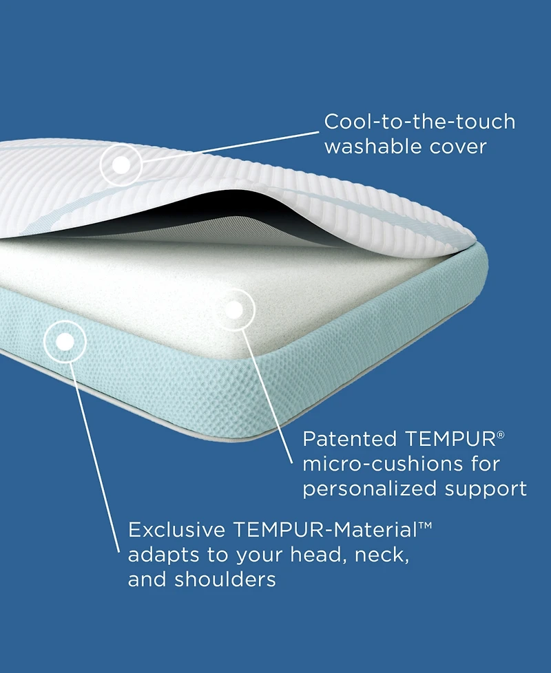 Tempur-Pedic Tempur-Adapt ProHi Cooling Pillow, Queen