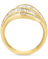 Effy Diamond Baguette Swirl Statement Ring (3/4 ct. t.w.) in 14k Gold