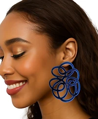 Swanky Designs Tatiana Mini Stud Curvy Earrings