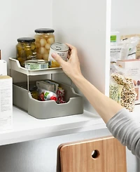 Joseph Joseph Duo 2-Tier Cupboard Organizer with Drawer