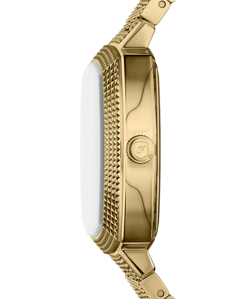 Fossil Unisex Nick Jonas x Machine Luxe Malachite Gold-Tone Stainless Steel Watch, 37mm