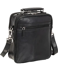 Mancini Men's Buffalo Double Compartment Bag