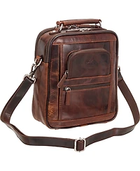 Mancini Men's Buffalo Double Compartment Bag